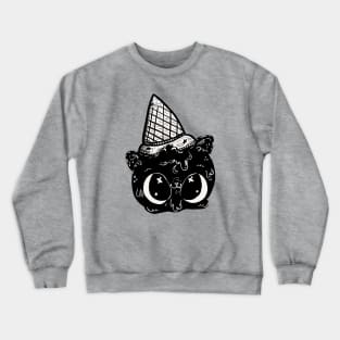 Halloween Ice Cream Cat Crewneck Sweatshirt